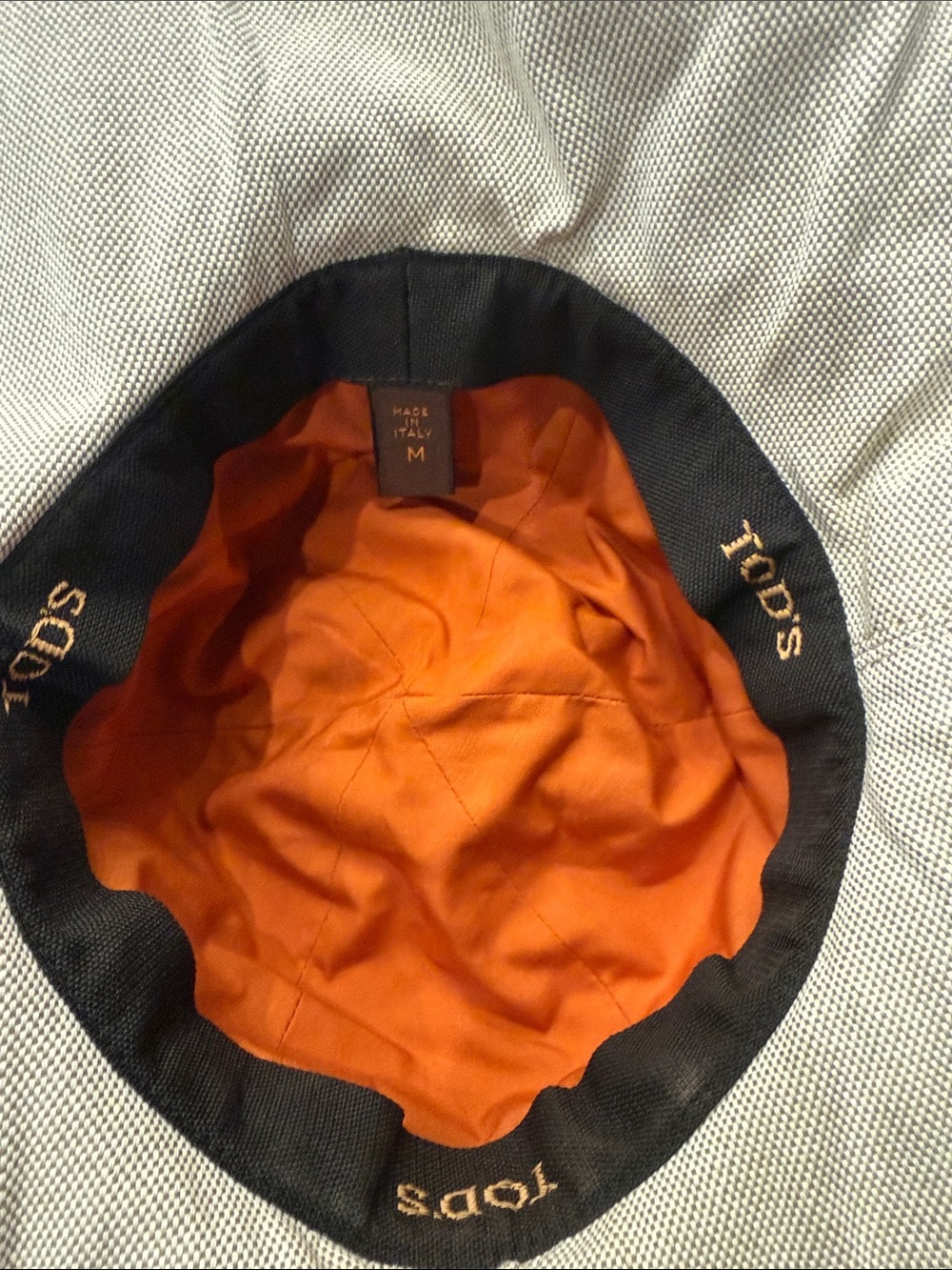 Tod’s canvas leather trim hat - Picture 4 of 5